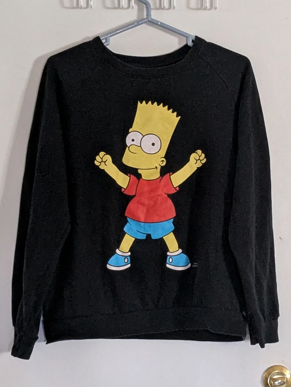 The Simpsons Bart Simpson Crewneck Sweatshirt Lg